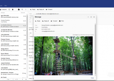 Preview of PolarisMail's webmail: GroupOffice. Check your email, calendar, contacts, tasks and notes from any device.